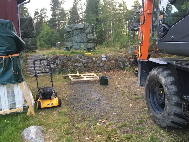 Dränering, tomt och mur, Härnösand, bild 5